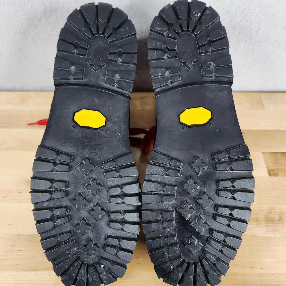 Polo Ralph Lauren Boots Mens 10.5 Navy Leather Vibram Hiker Bench Made England